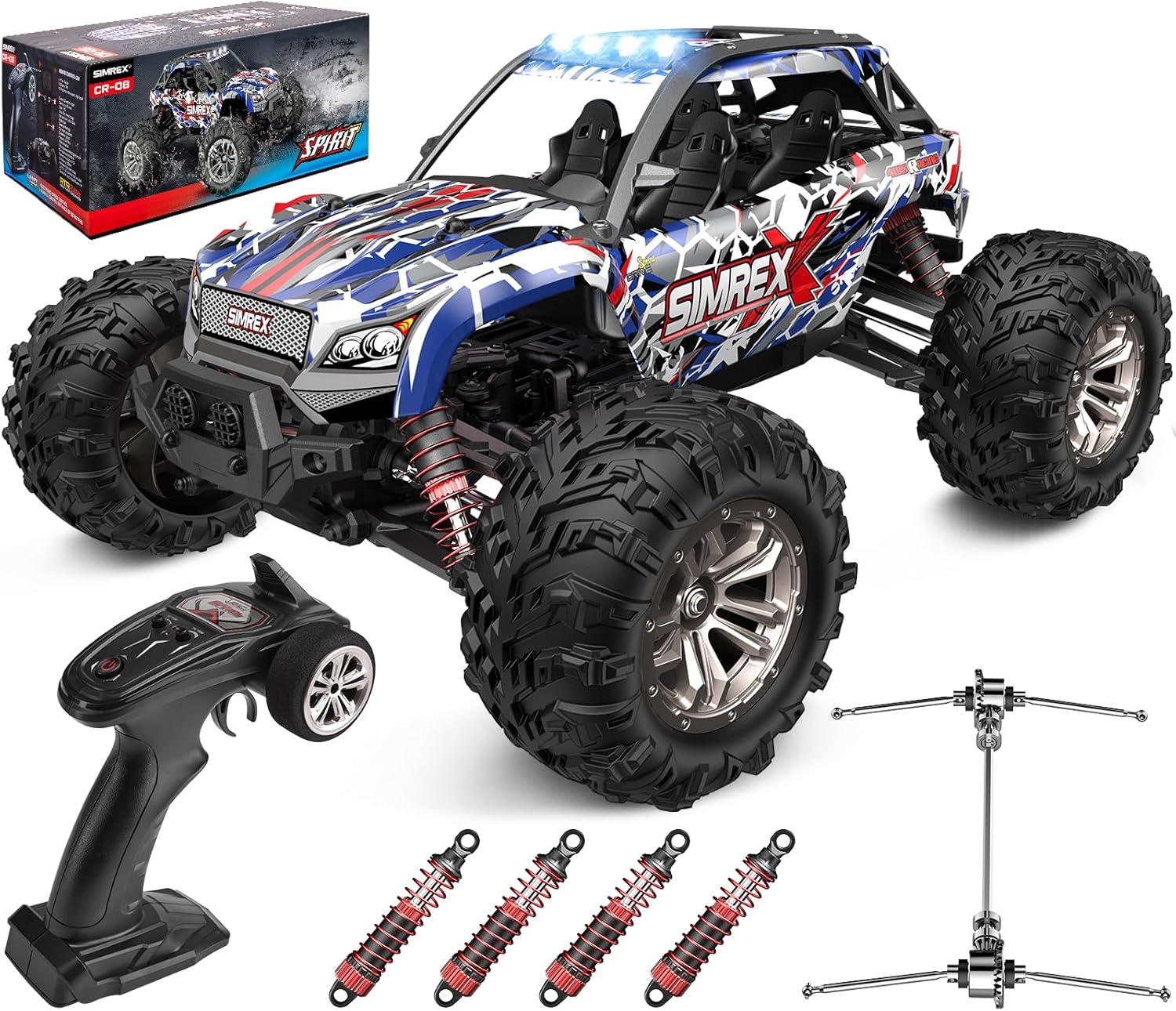 Rc Hobby Grade Monster Truck - Model Monster Truck w skali 1/16,