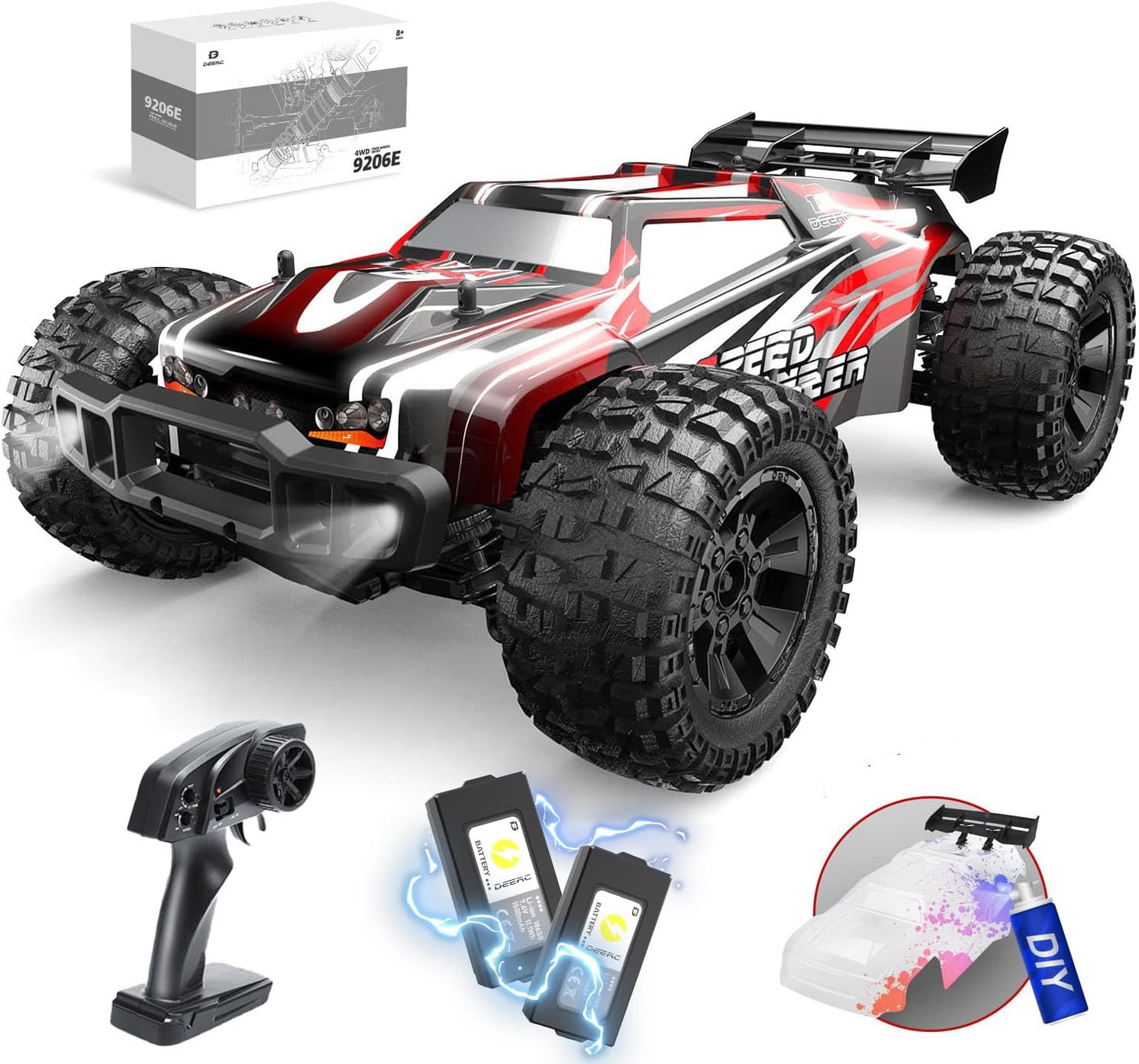 Rc Hobby Grade Monster Truck - Duży samochód zdalnie sterowany w skali