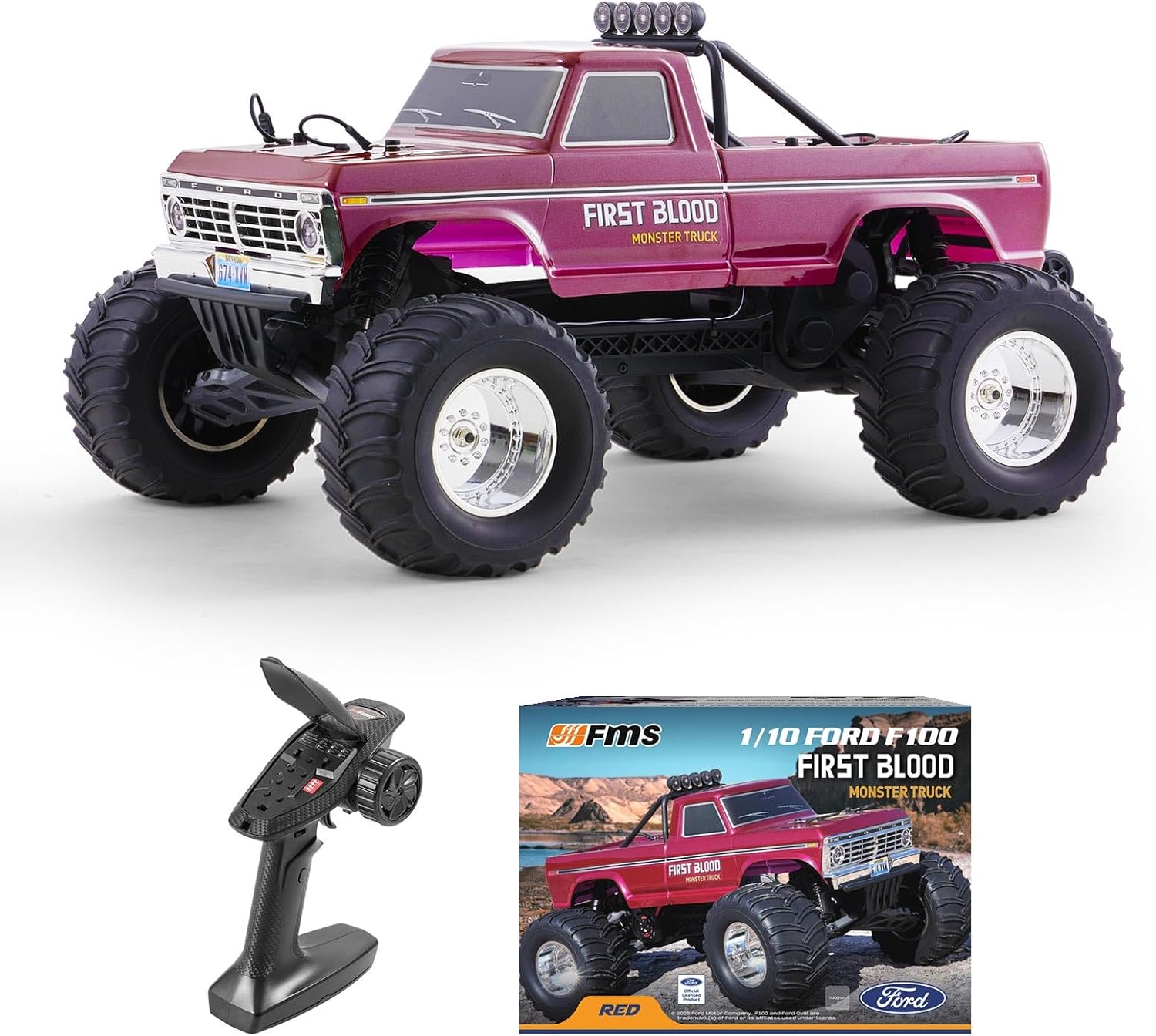 Rc Hobby Grade Monster Truck - Ford F-100 RC Monster Truck Crawler