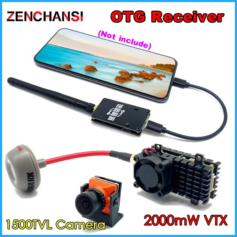 Rc Plane Hobby Zone - 5.8G 2000MW 48CH Bezprzewodowy nadajnik FPV