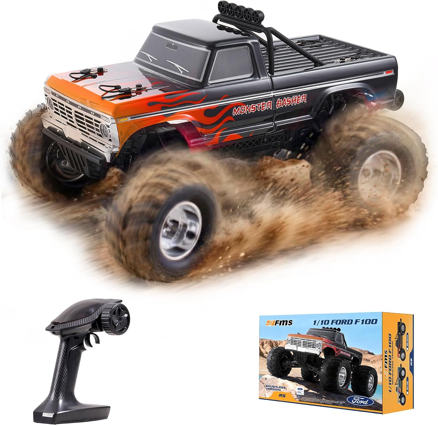 Rc Hobby Grade Monster Truck - Oficjalnie licencjonowany model 1/10 Ford F-100