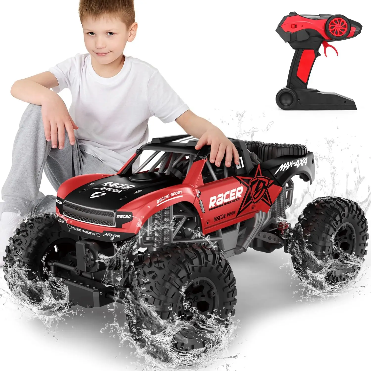 Rc Hobby Grade Truck - Ciężarówki RC 4x4 Offroad Wodoodporne -