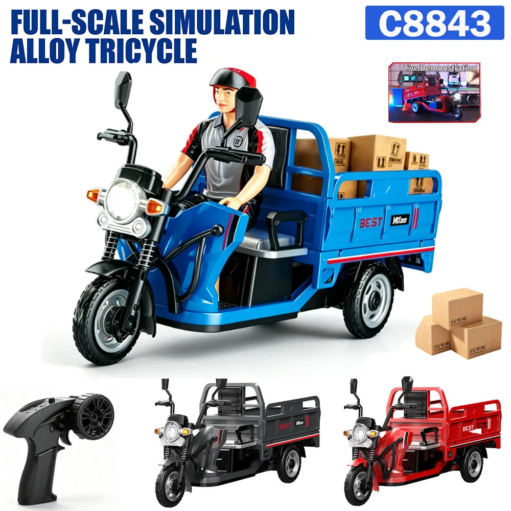 Nowy trójkołowiec JJRC C8843 w – Rc Hobby Grade Truck recenzja i cena
