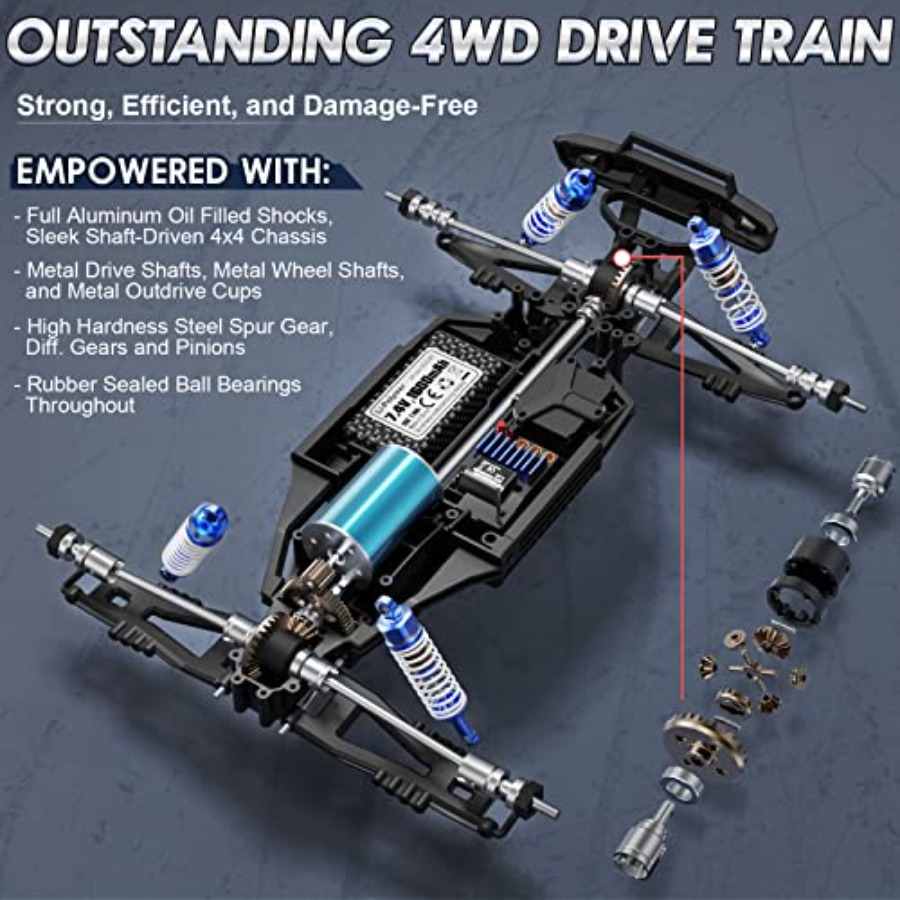 Monster truck RC 4x4 do jazdy  – Rc Hobby Grade Monster Truck recenzja i cena