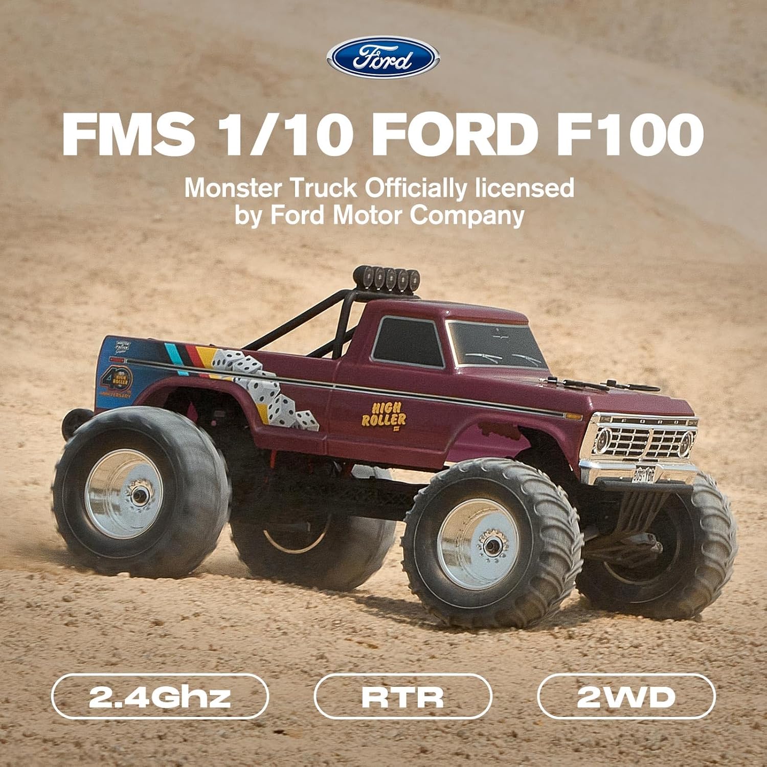 Ford F-100 RC Monster Truck Cr – Rc Hobby Grade Monster Truck recenzja i cena