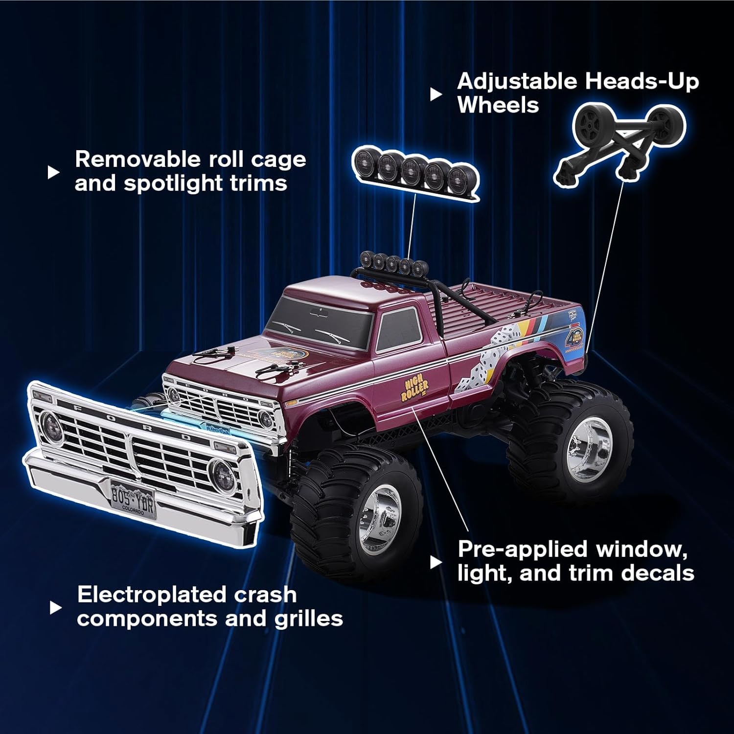 Ford F-100 RC Monster Truck Cr – Rc Hobby Grade Monster Truck recenzja i cena