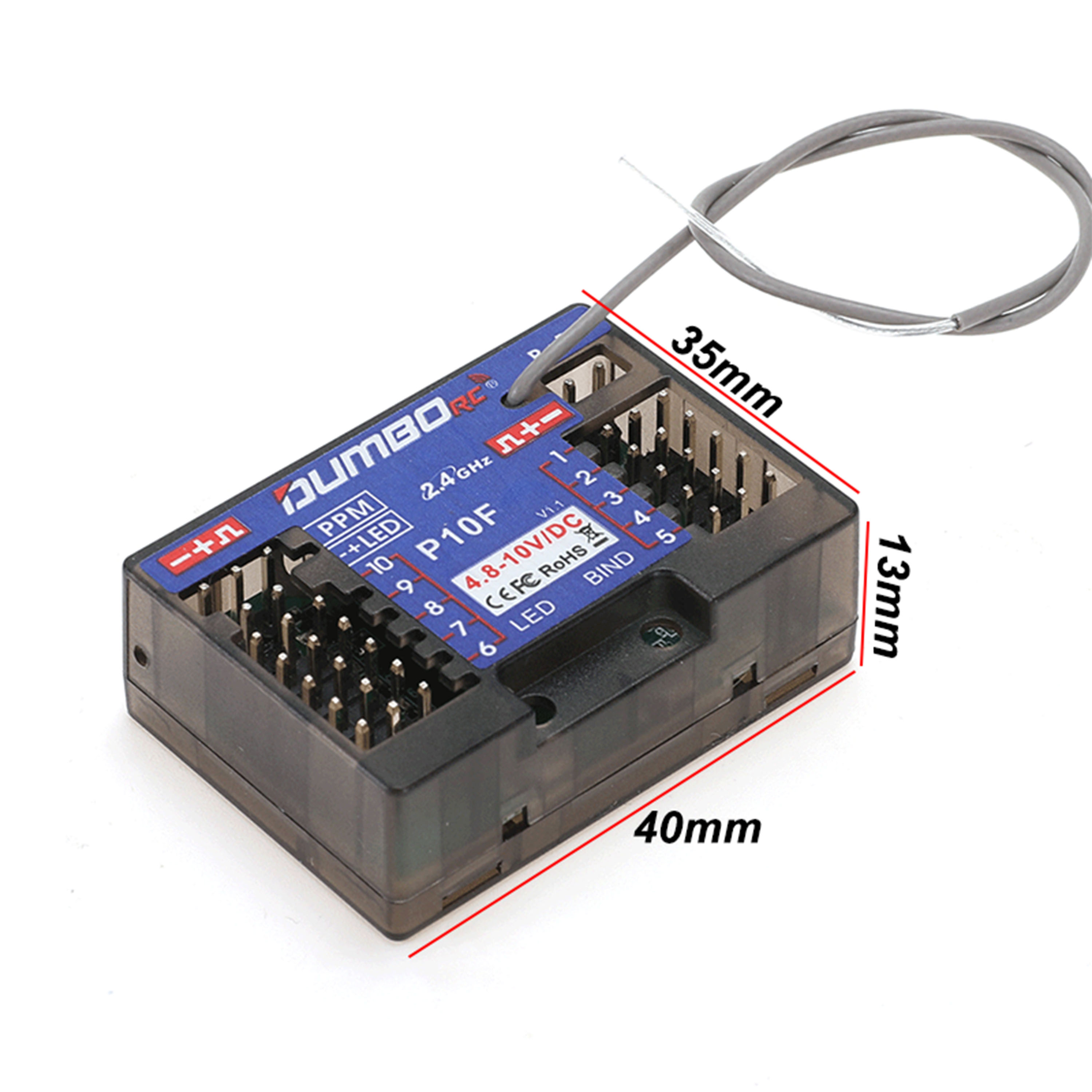 DUMBORC P10F P10FG 10CH 2.4GHz – Rc Hobby Shops recenzja i cena